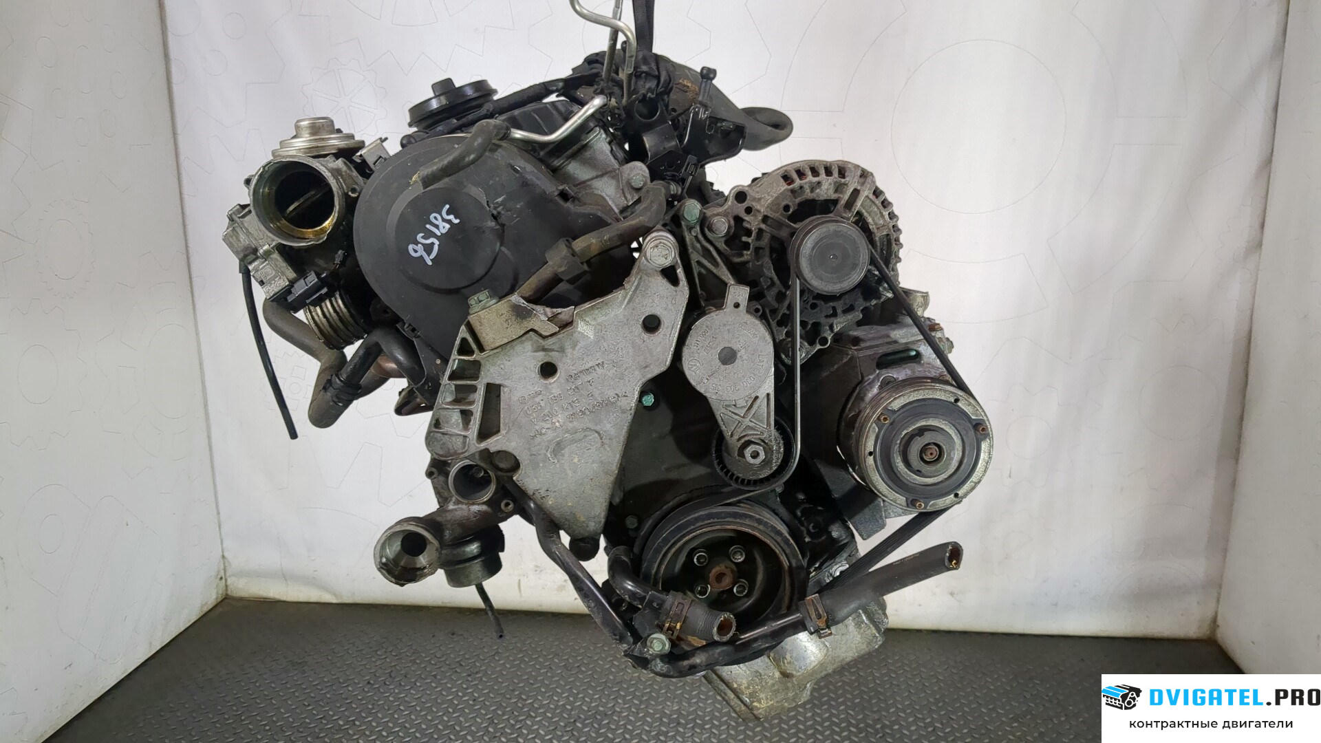 Двигатель Volkswagen Touran 2003 - 2006 BRU 1.9 л., Дизель, TDI, артикул 8981128