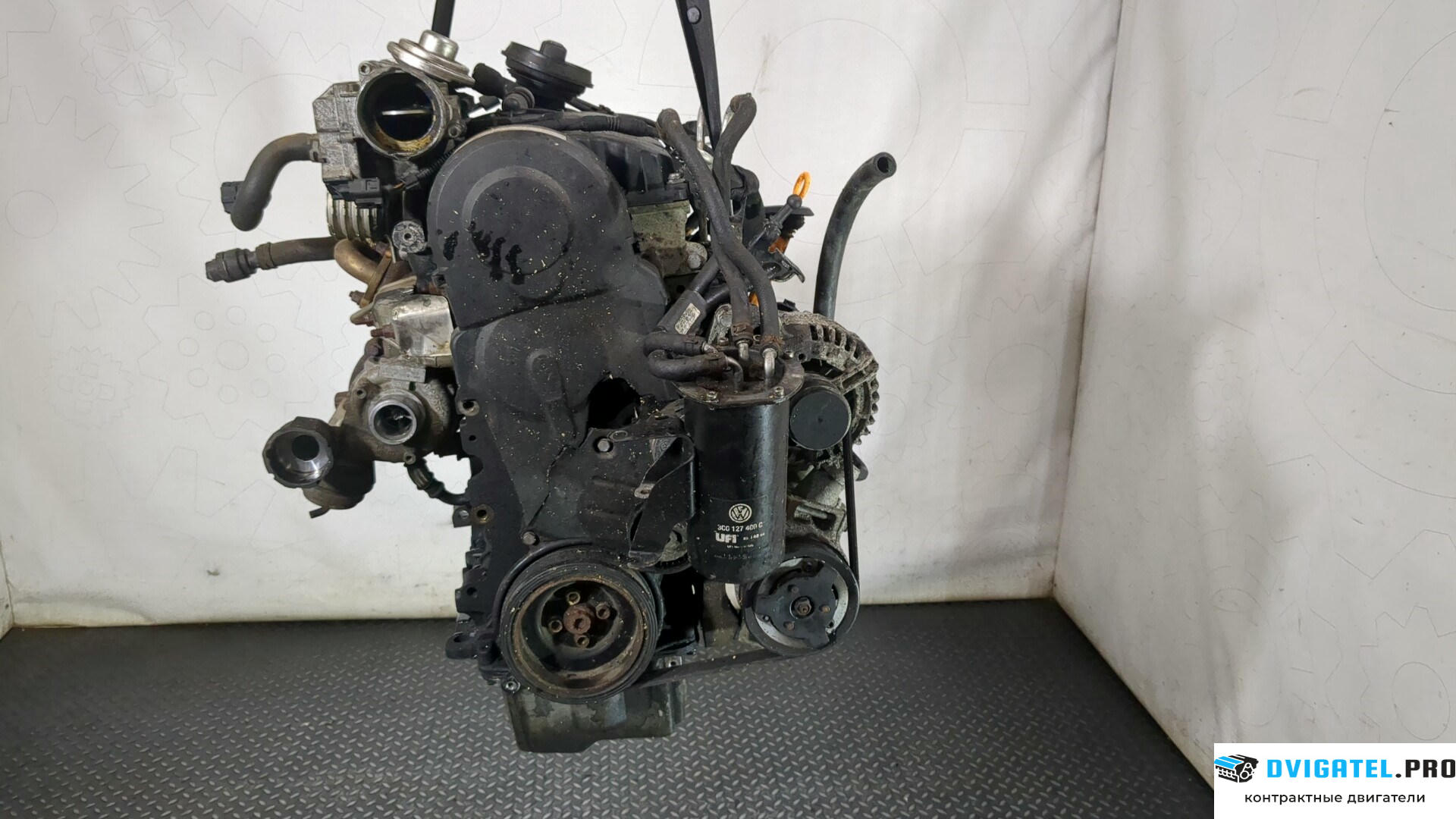 Двигатель Seat Altea 2004 - 2009 BXF 1.9 л., Дизель, TDI, артикул 8832019