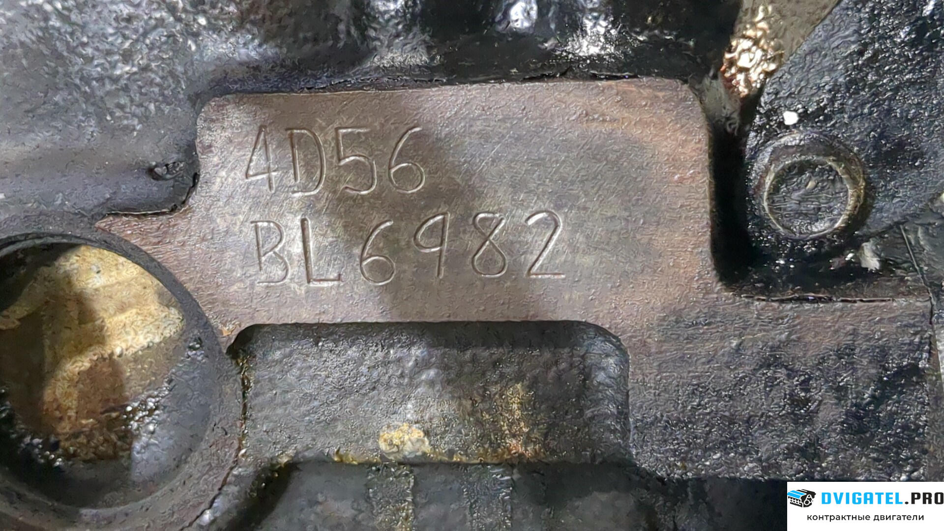 Двигатель Mitsubishi L200 1996 - 2006 4D56 2.5 л., Дизель, Турбо, артикул 9204121